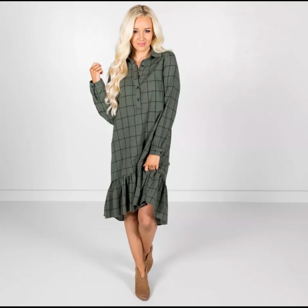 Plaid dress